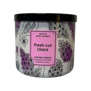 Bath and Body Works - Fresh Cut Lilacs Scented 3-Wick Candle (14.5 Oz)